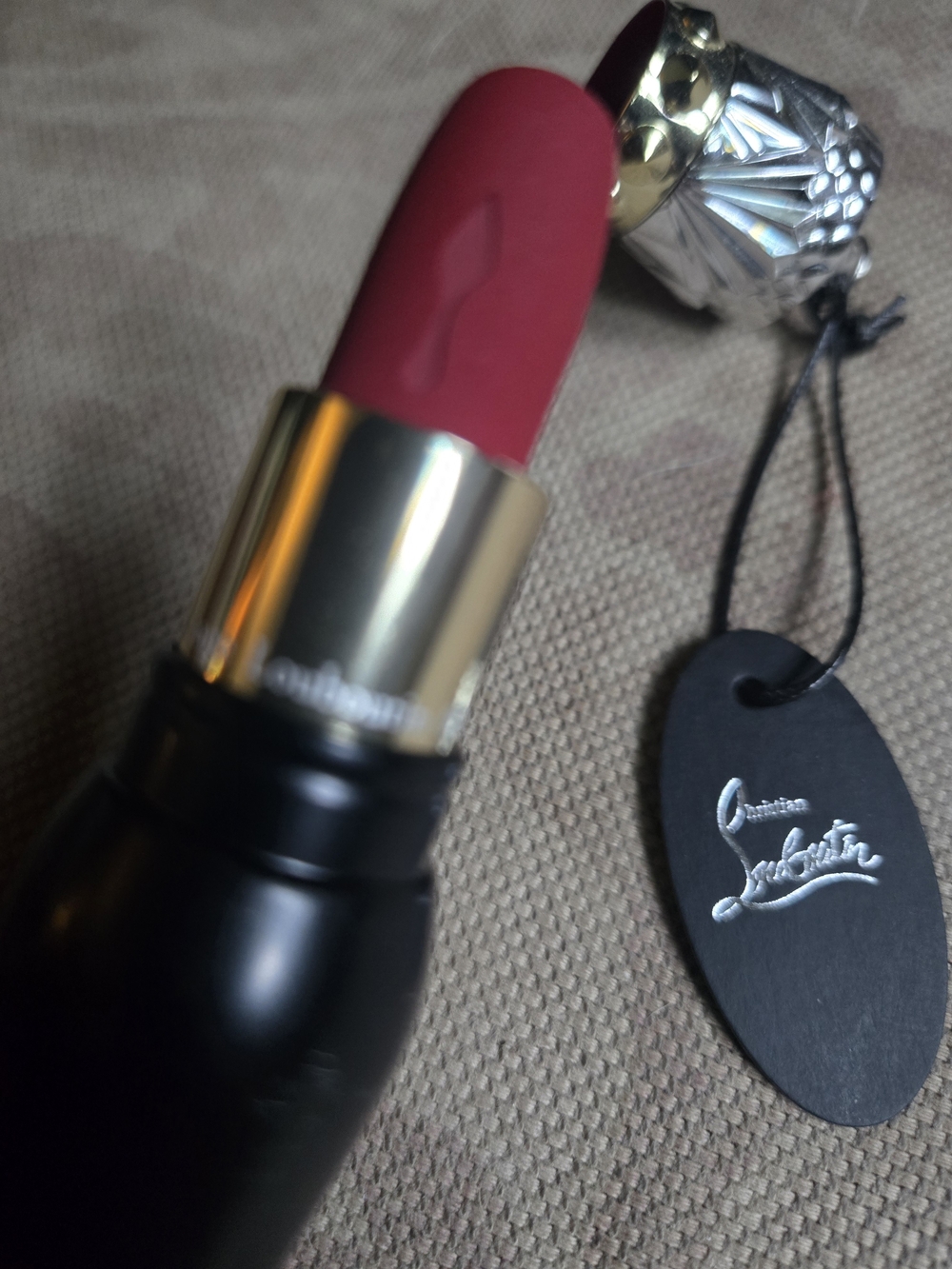 Christian Louboutin Velvet Matte Lipstick — Deep Rose Red - Picture 2 of 6